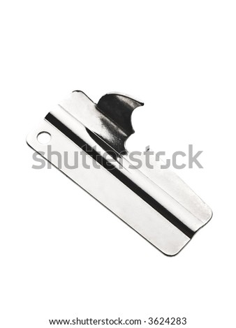 isolated metal can opener