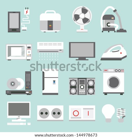 appliances icons design, vector