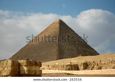 One of the Giza pyramids, Egypt