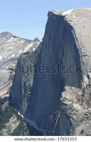 Majestic Half Dome as viewed from Glacier Point, Yosemite National Park, California, USA.