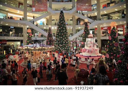 Kuala Lumpur, Malaysia - December 26: The Beautiful Christmas ...