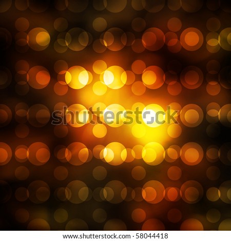 warm orb bokeh abstract background