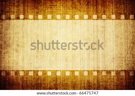 vintage line paper background with film frame