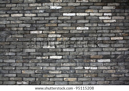 old black brick pattern
