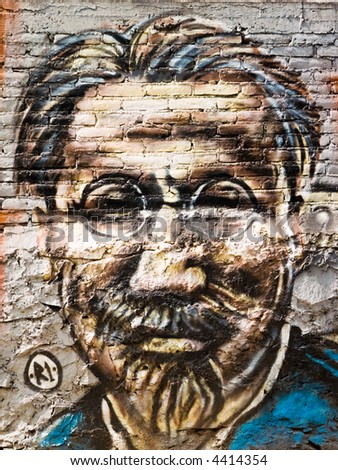 Wall Mural of Leon Trotsky