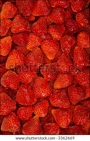 strawberries textured