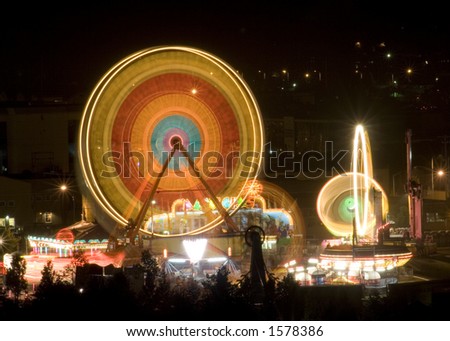 The midway at the Capitol Lake Fair, Olympia Washington, Capital City, Washington State, USA