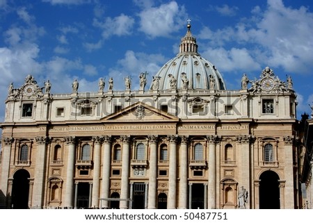 St. Peter\'s Square, St. Peter\'s Basilica, Vatican City