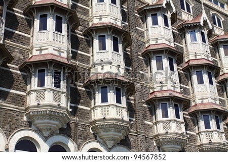 luxury historic hotel Taj Mahal Palace in Mumbai ( formerly Bombay ), India, Asia
