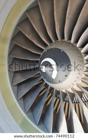 turbine blades of an aircraft jet engine
