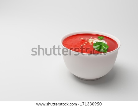 tomato sauce in white ceramic pan