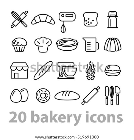 Similar – Image, Stock Photo Baking tools on marble table