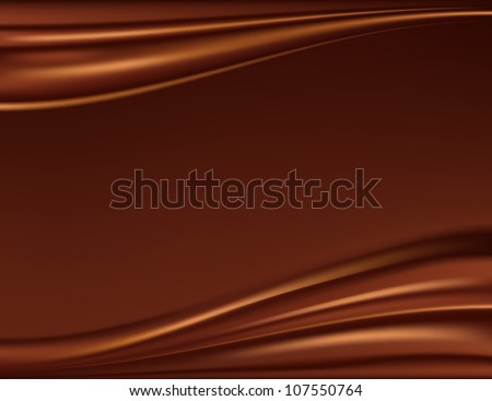 Abstract chocolate background, brown abstract satin, mesh vector illustration