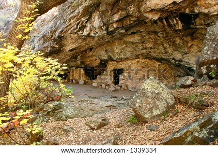 Home sweet home in Gila Cliff Dwellings in southwestern New Mexico.
