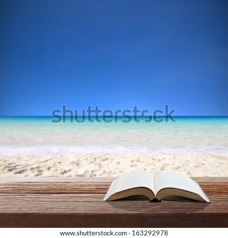 Open Book On Table