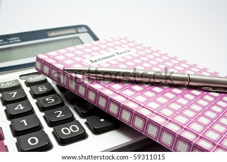 Calculating numbers with account book