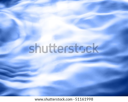 Light reflecting off the ripples on a water's surface. Horizontal shot.