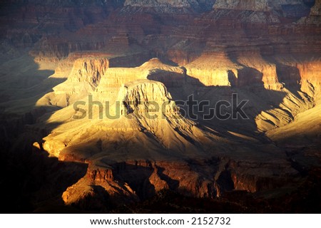 Grand Canyon view from Bright Angel Lodge - landscape format