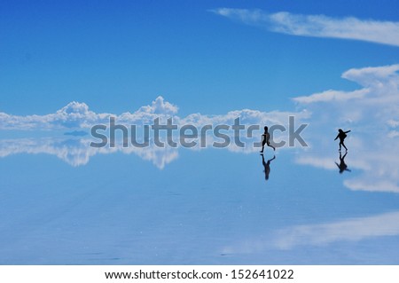 Similar – Image, Stock Photo Blue South America sky with clouds on the chilean coast