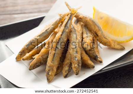 fried Silver-stripe round herring