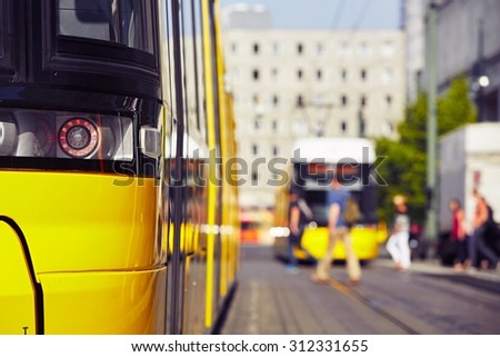 Similar – Image, Stock Photo Tram in Berlin Life