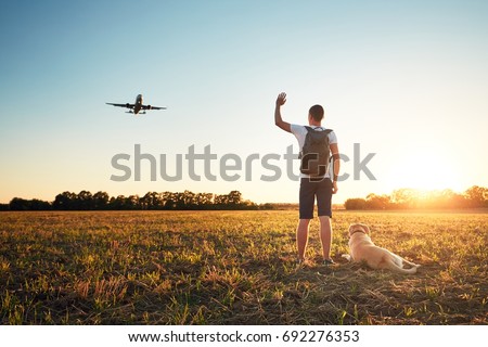 Similar – Image, Stock Photo summer farewell Sunset