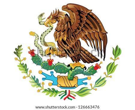 Vector Coat of arms of Mexico