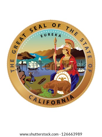 Vector Great Seal of the State of California