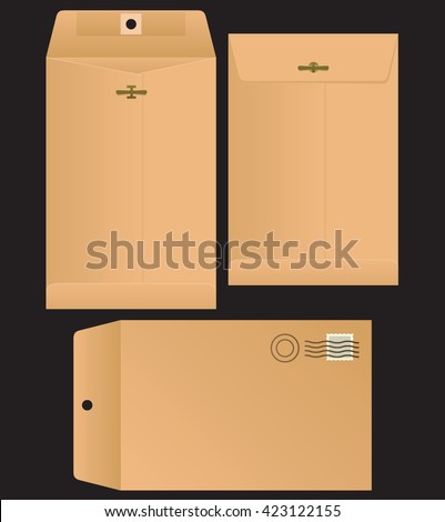 Set of Large Manila Envelopes