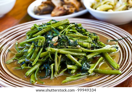 Stir Fried Water Spinach