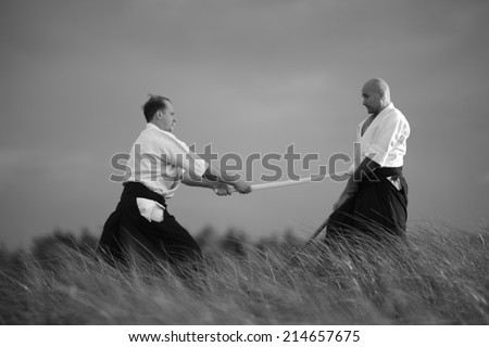 One on one fight, martial art