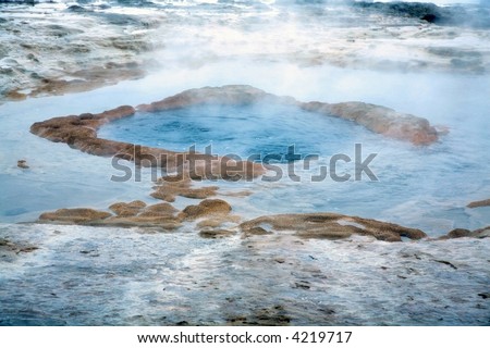 hot spring in Iceland