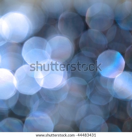 Abstract bokeh background, tender blue