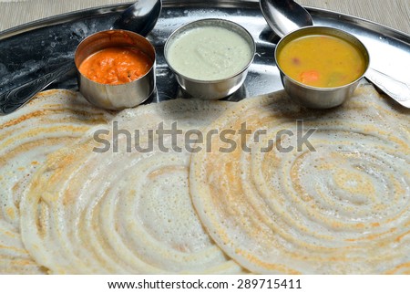 Dosai or Dosa - South Indian breakfast