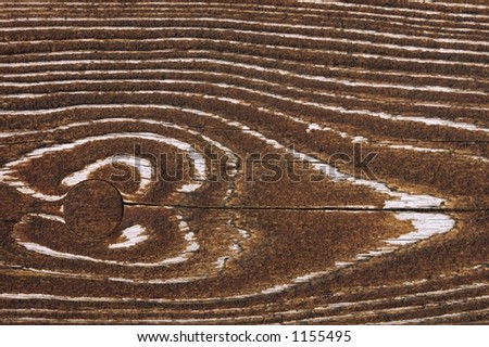 Stock macro of of a heavily-weathered plank of pine wood on the side of a barn. Suitable for layer masks or patterned backgrounds.