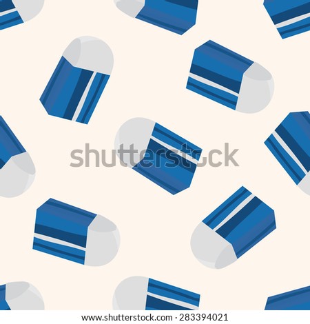 stationary eraser , cartoon seamless pattern background