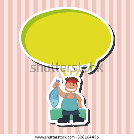 people theme fisher elements vector,eps