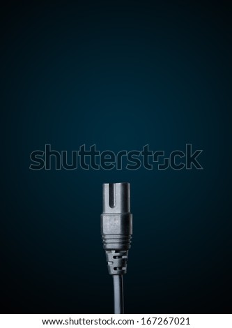 Electric cable with empty space