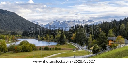 Similar – Image, Stock Photo Mountain panorama (Austria)