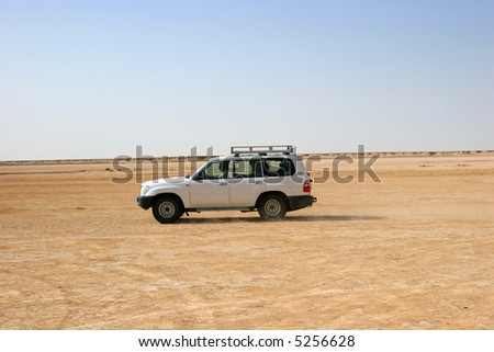Landcruiser captured during safari in Tunisia
