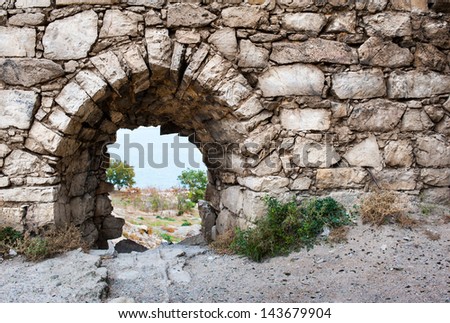 The ruins of the ancient city of Chersonesos