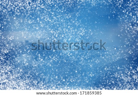 winter snowy background blizzard, frost