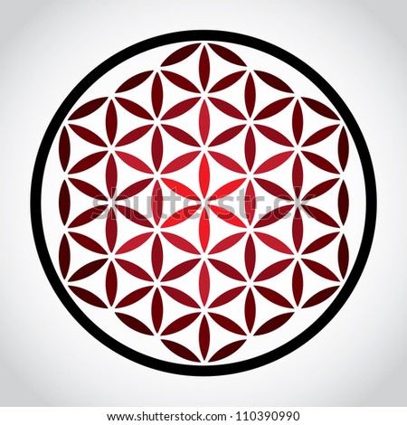 Flower Of Life Symbol - Illustration - 110390990 : Shutterstock