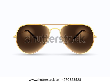 pilot sunglasses illustration