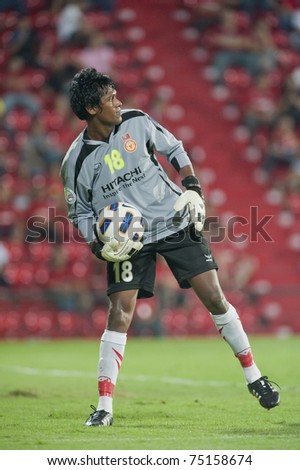 THAILAND- APRIL 12: Faisal in action during AFC CUP Group G between Muang Thong utd vs Victory sc on April 12, 2011 at Thunderdome Stadium Nonthaburi, Thailand
