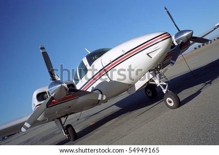 A fast modern twin-engine aircraft for business use