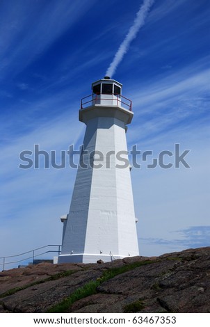 The lighthouse at Cape Spear, Newfoundland.