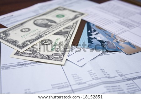 pay checks, credit cards and US dollars