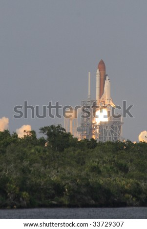 CAPE CANAVERAL, FL - JULY 15: After five unsuccessful launch attempts, Space Shuttle Endeavour (STS-127) takes off on a sixteen day mission from Kennedy Space Center on July 15, 2009 in Cape Canaveral, FL