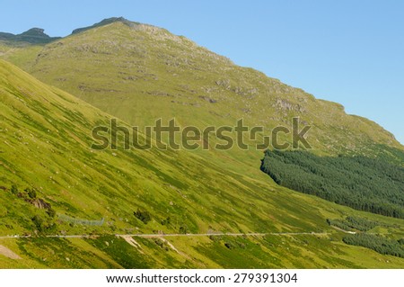 The A83 is a major road in Argyll and Bute, Scotland.  Also know as the rest and be thankful.